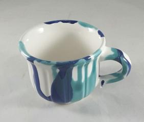 Gmundner Keramik-Tasse/Kaffee barock